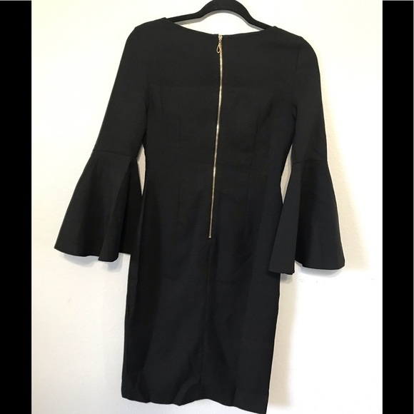 Few Moda Bell Sleeved Dress w/Exposed Zipper D05 - Picture 5 of 11